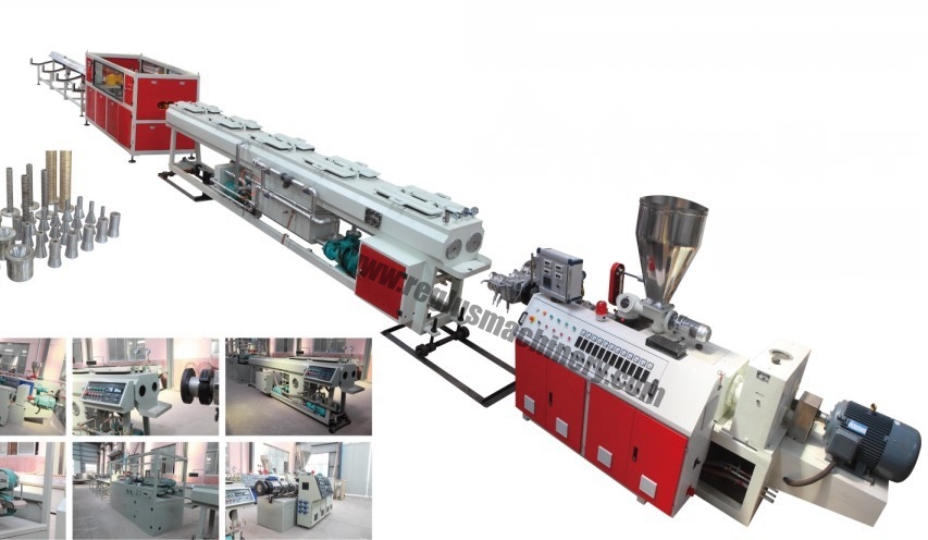 PVC Pipe Extrusion Line(double pipe outlet)