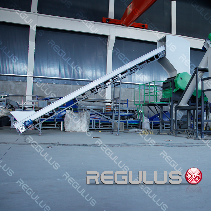 PET flakes washing recycling line