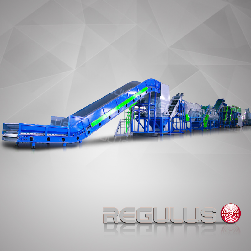 PET bottles and flakes recycling line(500-3000kg/h)