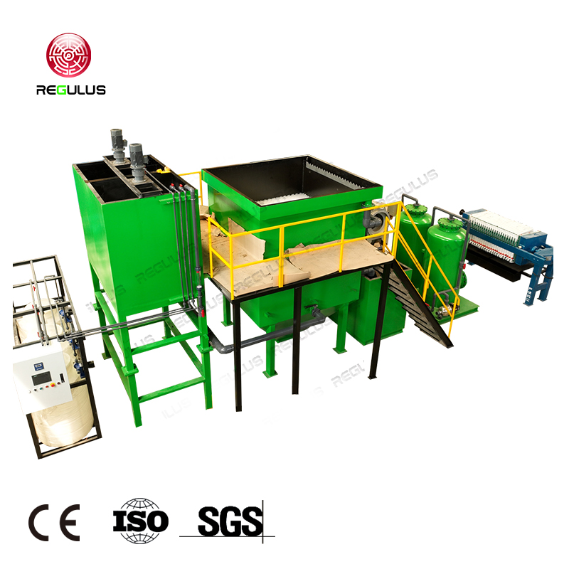 How to treat wastewater from PP/PE PET washing lines?